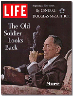 Actor Gregory Peck delivered an abbreviated, but remarkable, version of General MacArthur's famous 1962 speech at West Point in the movie ''MacArthur''.